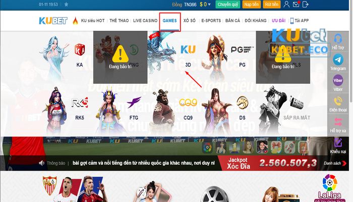 Đăng nhập vào tài khoản để chơi slot game Kubet