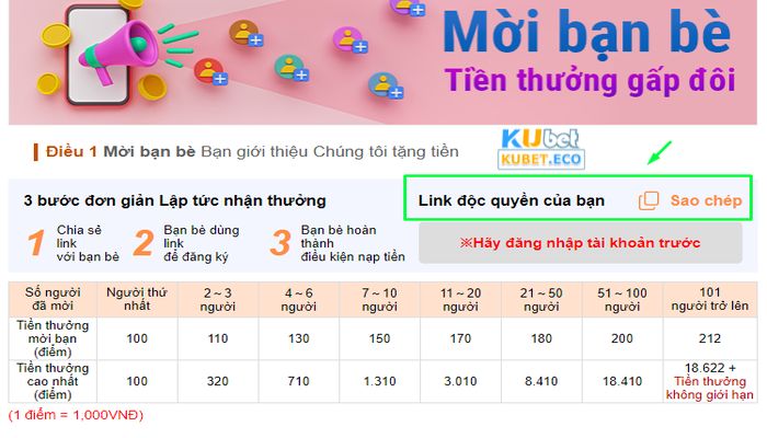 Sự kiện mời bạn mới